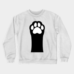 Cat Paw - Black & White Crewneck Sweatshirt